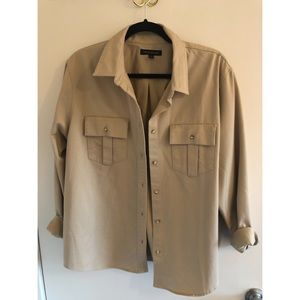 Beige Utility Shirt
